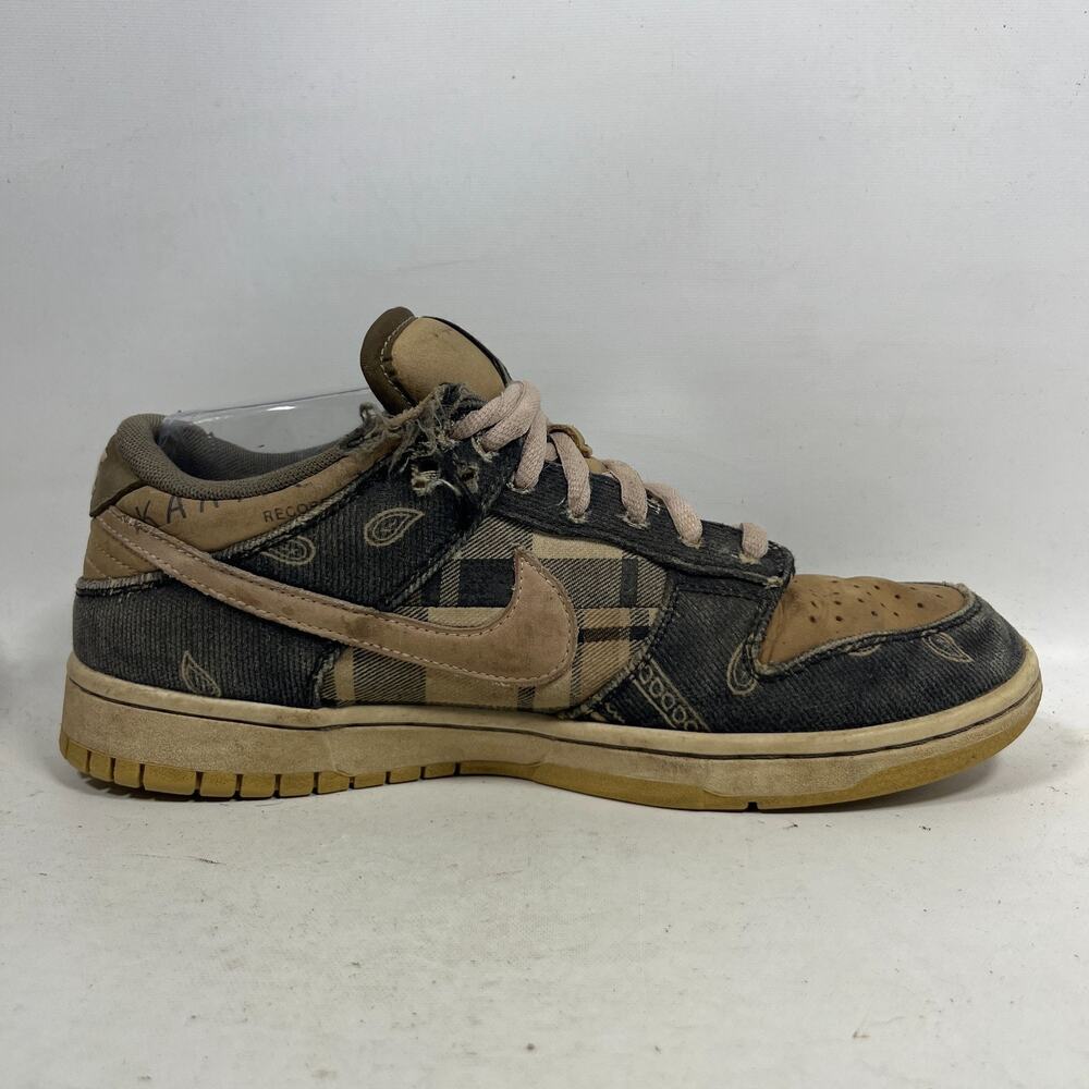 Nike SB Dunk Low Travis Scott Mens 9 Suede Cactus Jack CT5053-001 Sneaker Black - Picture 6 of 16